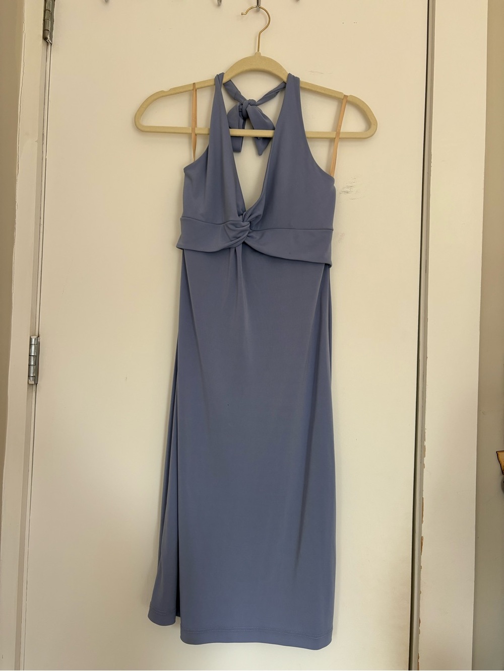 Bcbg Maxaxazria Periwinkle midi Halter Dress